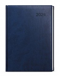 Denní diář 2024 Ctirad Vivella A5 modrý