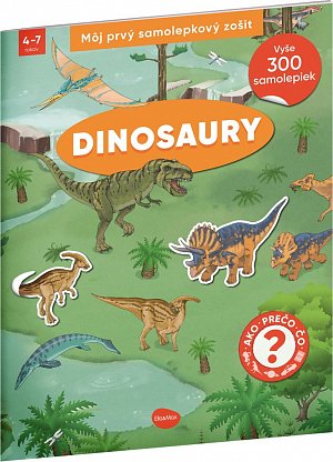 Môj prvý samolepkový zošit – DINOSAURY 