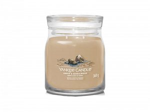 YANKEE CANDLE Amber & Sandalwood svíčka 368g / 2 knoty (Signature střední)