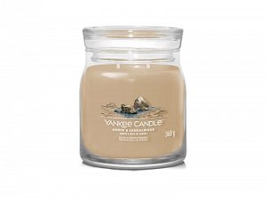 YANKEE CANDLE Amber & Sandalwood svíčka 368g / 2 knoty (Signature střední)