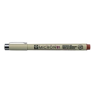 Sakura liner Pigma Micron 01 - hnědý