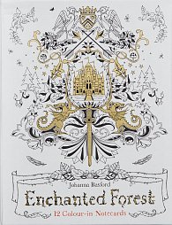 Enchanted Forest: 12 Colour-in Notecards
