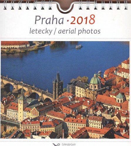 Náhled Kalendář pohlednicový 2018 - Praha/letecky