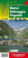 WK 123 Matrei, Defereggen, Virgental 1:50 000 / turistická mapa