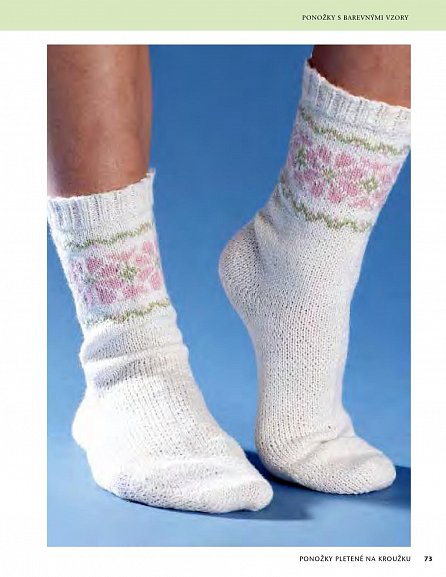 Náhled Ponožky pletené na kroužku - 50 jednoduchých návodů na pletení bez jehlic