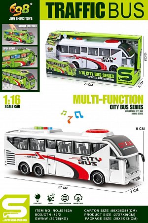 Autobus bílý 1:16 
