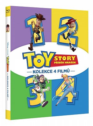 Toy Story: Příběh hraček kolekce 1.-4. 4BD