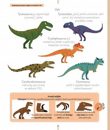 Náhled Encyklopedie Larousse - dinosauři