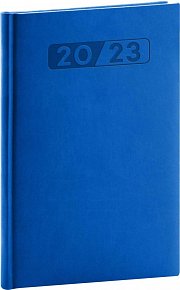 Diář 2023: Aprint - modrý, týdenní, 15 × 21 cm