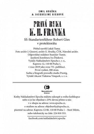 Náhled Pravá ruka K. H. Franka - SS-Standartenführer Robert Gies v protektorátu