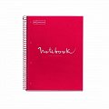 MIQUELRIUS poznámkový blok Emotions, A4, 80 listů, 90g, linkovaný, karton, červený