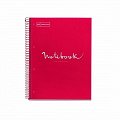 MIQUELRIUS poznámkový blok Emotions, A4, 80 listů, 90g, linkovaný, karton, červený