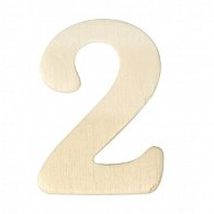 Dřevěná čísla, 4 cm, 2