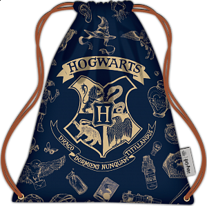 Harry Potter pytlík stahovací (Navy & Gold)