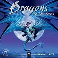 Dragons by Anne Stokes Wall Calendar 2021 (Art Calendar)