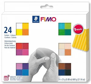 FIMO Soft sada 24 barev x 25 g - basic