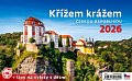 Kalendář 2026 - Křížem krážem Českou republikou - stolní