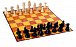 Šachy dřevěné - společenská hra společenská hra v krabici