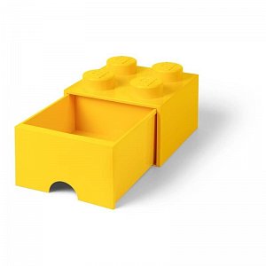 Úložný box LEGO s šuplíkem 4 - žlutý