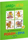 Jaro, Léto, Podzim, Zima - Kniha samolepek a hádanek