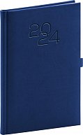 Diář 2024: Vivella Classic - modrý, týdenní, 15 × 21 cm