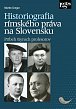 Historiografia rímskeho práva na Slovensku: Príbeh štyroch profesorov