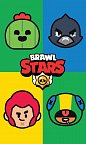 Dětský ručník Brawl Stars Portréty 30x50 cm