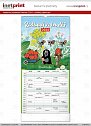 Kalendář 2024 nástěnný: Rodinný, plánovací Krteček, 21 × 42 cm