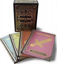 Minecraft Box - 4 knihy (Základní příručka, Příručka Redstone, Bojová příručka, Stavitelská příručka)
