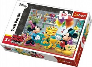 Trefl Puzzle Mickey Mouse Oslava / 30 dílků