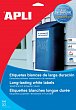 APLI univerzální etikety voděodolné, 45,7 x 21,2 mm, polyesterové, bílé