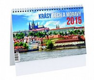 Krásy Čech a Moravy - stolní kalendář 2015