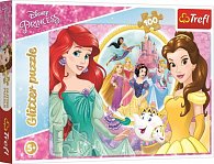 Trefl Puzzle Disney Princess / 100 dílků, třpytivé