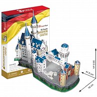 Puzzle 3D Zámek Neuschwanstein/121 dílků