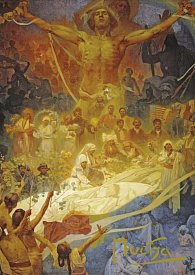 Pohled Alfons Mucha - Apoteóza z dějin Slovanstva, krátký (Slovanská epopej)