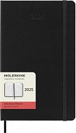 Moleskine Diář 2025 černý L, denní, tvrdý