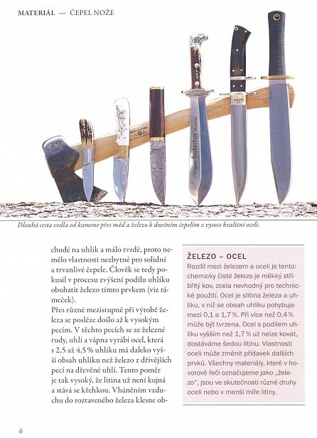 Náhled Kniha o nožích a sekerách - Materiály, typy, zacházení a péče, 1.  vydání
