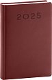 Diář 2025: Aprint Neo - vínový, denní, 13 × 18 cm