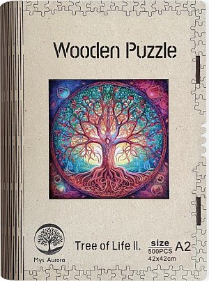 Dřevěné puzzle/Strom života II A2