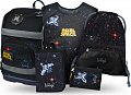 BAAGL SET 5 Zippy Plus Pixel Space: aktovka, penál, sáček, zástěra, peněženka 