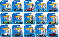 Auto/Formule Hot Wheels dřevěné 9cm mix druhů na kartě 12m+