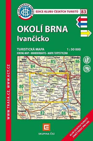KČT 83 Okolí Brna, Ivančicko / turistická mapa 1:50T, 6.  vydání