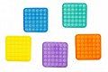 Bubble pops: Antistresová společenská hra Čtverec (5 barev)