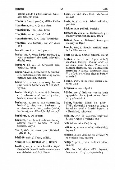 Náhled Latinsko/český slovník