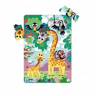 Dodo Puzzle rámové - Žirafy 21 dílků
