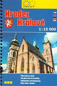 Hradec Králové, knižní plán města 1:15 000