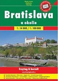 Bratislava a okolí atlas 1:14T/1:100T (sešit A5)