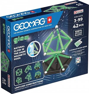 Geomag Glow Recycled 42 dílků