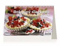 Kalendář stolní 2017 - Rok plný sladkostí