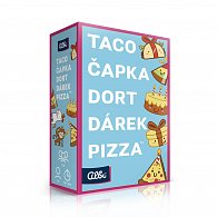 Taco, čapka, dort, dárek, pizza - hra